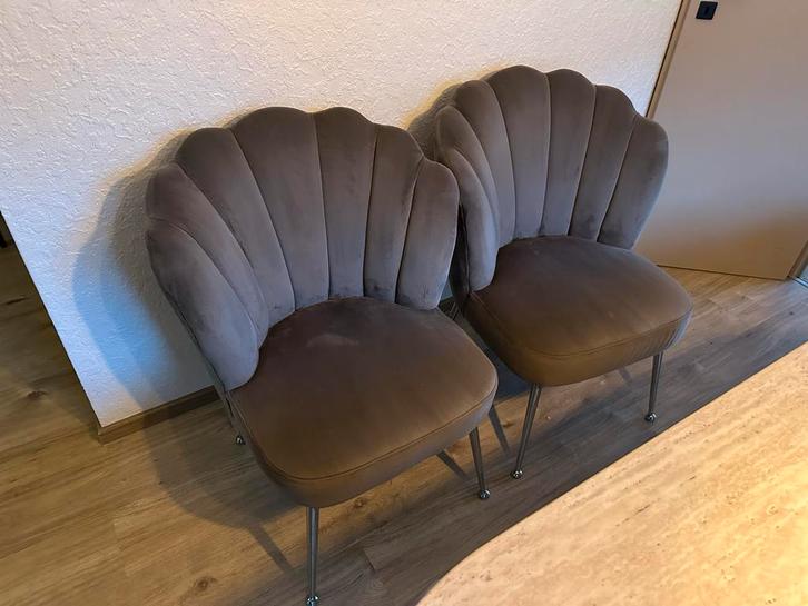 Richmond Pippa Eetkamerstoelen - Set van 5, Huis en Inrichting, Stoelen, Zo goed als nieuw, Vijf, Zes of meer stoelen, Stof, Grijs