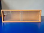 Vintage Wandkastje met Melkglas Deurtjes, Ophalen, Zo goed als nieuw