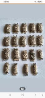 ZILVER - ZILVEREN SLOTJES VOOR ARMBAND 835 ZILVER ; ZIRKONIA, Verzenden, Gebruikt, Zilver, Zilver