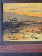 Olieverfschilderij N. Nicolaas Bastert schemering, Ophalen