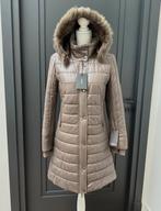 Nieuw! Arma taupe kleurige gewatteerde leren jas mt 36 - S, Arma, Ophalen of Verzenden, Nieuw, Maat 36 (S)