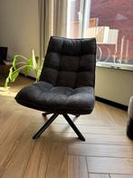 Fauteuil grijs, Huis en Inrichting, Fauteuils, Ophalen, Zo goed als nieuw, 75 tot 100 cm, 50 tot 75 cm
