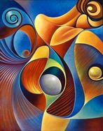 Diamond Painting Abstract - Vierkante Steentjes, Ophalen of Verzenden