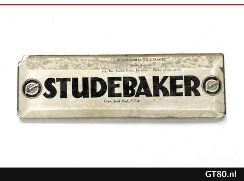 Studebaker Reclame glas., Verzamelen, Automerken, Motoren en Formule 1, Gebruikt, Auto's, Ophalen of Verzenden