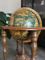 Antieke bar globe drank wereldbol barglobe globebar minibar, Huis en Inrichting, Woonaccessoires | Wereldbollen, Ophalen, Zo goed als nieuw