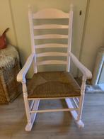 Oude Houten schommelstoel, Huis en Inrichting, Ophalen, Gebruikt, Bruin, Eén