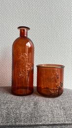 Vaasje en bijpassend theelichthouder, Ophalen, Overige kleuren, Minder dan 50 cm, Glas