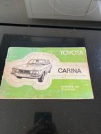 Toyota Carina Handleiding - 1976, Ophalen of Verzenden