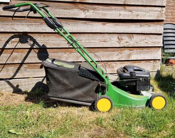 John Deere grasmaaier Benzine maaier R43V met opvangzak beschikbaar voor biedingen