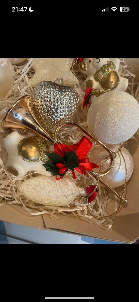 Oude kersthanger trompet mid-west, Diversen, Kerst, Zo goed als nieuw, Ophalen of Verzenden