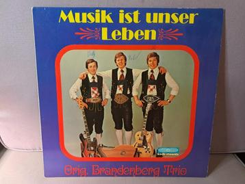 lp. orig brandenberg trio. music ist unser leben. ex+ beschikbaar voor biedingen