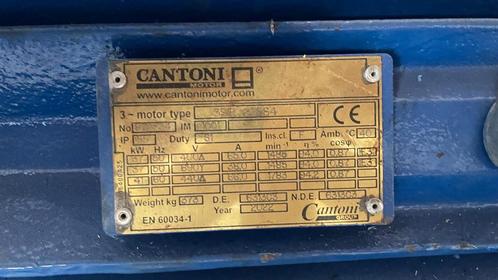 37kW cantoni elektromotor, Doe-het-zelf en Verbouw, Motoren, Zo goed als nieuw, Elektromotor, 1400 tot 1800 rpm, Ophalen