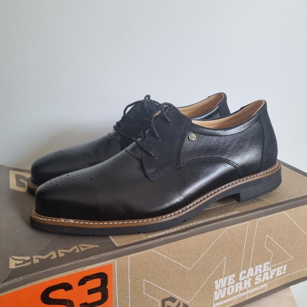 Emma Vito Frontier 114 S3 werkschoenen maat 40 nieuw, Zwart, Emma, Nieuw, Ophalen of Verzenden