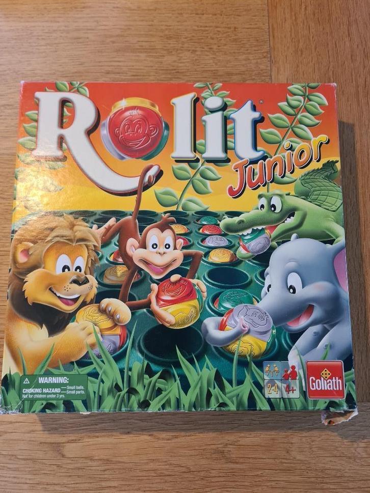 S001 - Rolit Junior, Hobby en Vrije tijd, Gezelschapsspellen | Bordspellen, Gebruikt, Een of twee spelers, Drie of vier spelers