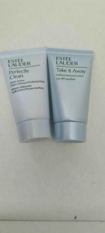 Estee lauder perfectly clean 30ml en take it away 30ml  beschikbaar voor biedingen