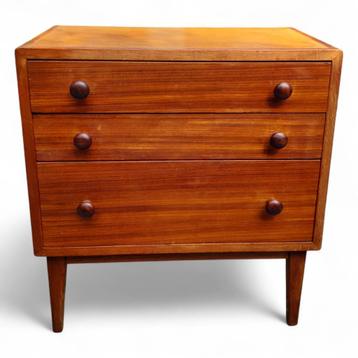 Vintage design ladekastje, massief hout H63B59D34cm beschikbaar voor biedingen