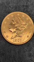 20 Amerikaanse dollar 900kt, Ophalen of Verzenden, Noord-Amerika, Losse munt, Goud