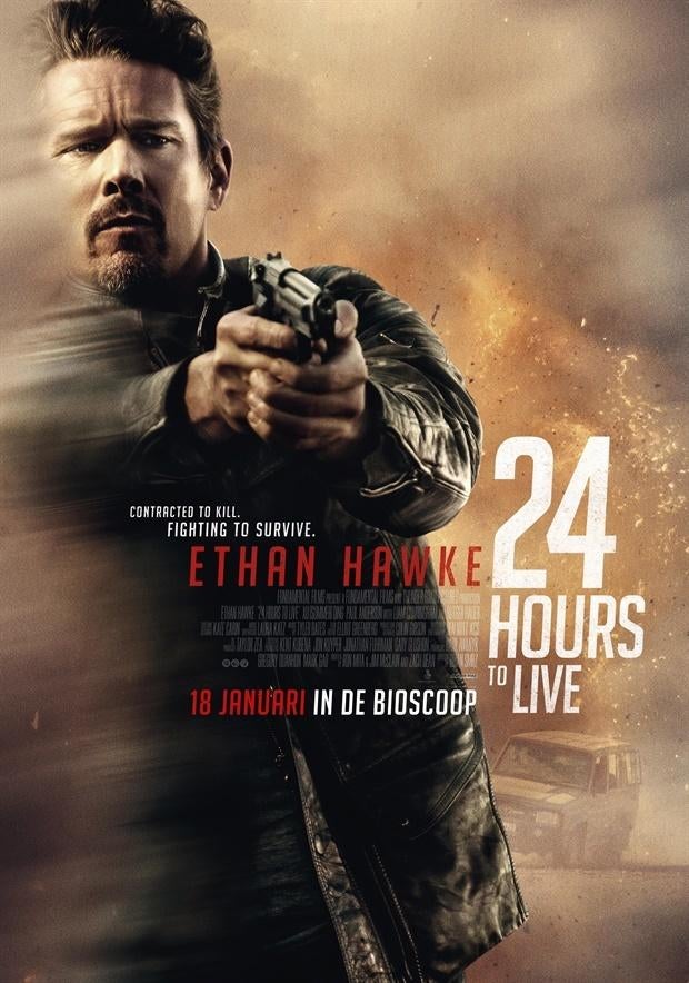 24  HOURS   TO   LIVE      filmposter., Verzamelen, Posters, Rechthoekig Staand, Verzenden, Nieuw, A1 t/m A3
