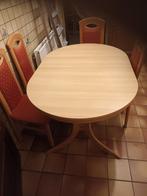 Eettafel met stoelen - Keuken set, Huis en Inrichting, Ophalen, Gebruikt, Klassiek, 4 tot 6 stoelen