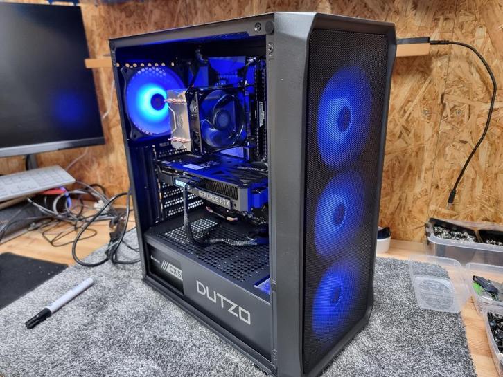 Gaming PC Ryzen 7/5800X 4.70Ghz /RTX 3060 8GB SSD.S HDD W11, Computers en Software, Desktop Pc's, Zo goed als nieuw, 4 Ghz of meer