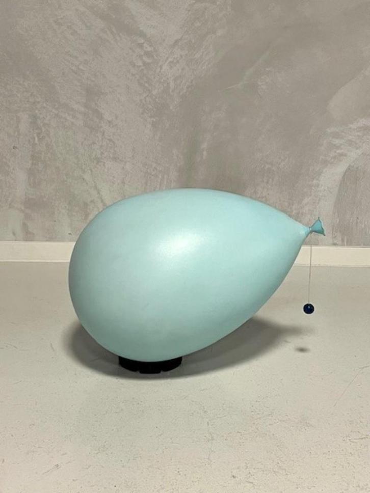 Balloon XL lamp Yves Christin vintage Bilumen lichtblauw, Huis en Inrichting, Lampen | Wandlampen, Gebruikt, Kunststof, Ophalen of Verzenden