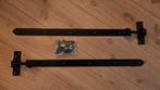 Zwarte duimhengen 67cm met montage materiaal NIEUW, Doe-het-zelf en Verbouw, Hang- en Sluitwerk, Ophalen of Verzenden, Nieuw, IJzer