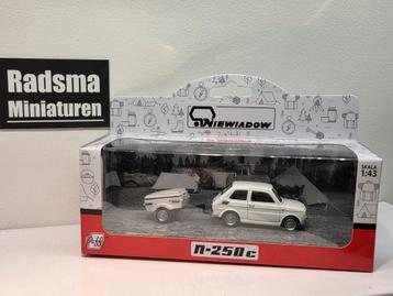 Polski Fiat + aanhanger - 1:43  beschikbaar voor biedingen