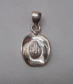 Zilveren hanger cowboy hoed nr.1161, Verzenden, Zo goed als nieuw, Zilver, Zilver