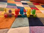 Djeco houten trein regenboog, Ophalen of Verzenden, Zo goed als nieuw
