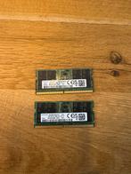 32GB (2x16GB) DDR5 4800MHz Laptop Geheugen - Samsung/Hynix, Computers en Software, 32 GB, Ophalen of Verzenden, Zo goed als nieuw