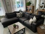 Antraciete hoekbank te koop, Ophalen, Gebruikt