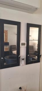 Te koop 2 spiegels met kandelaars, Huis en Inrichting, Woonaccessoires | Spiegels, Ophalen, Minder dan 50 cm, Gebruikt, Rond