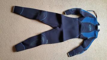 compleet pak: wetsuit 7mm BARE full + vest + (hand)schoenen