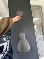 Grijze Hanglamp, Ophalen of Verzenden, Zo goed als nieuw, Metaal, Minder dan 50 cm