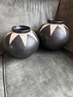 Afrikaanse pottenset, Huis en Inrichting, Woonaccessoires | Vazen, Ophalen, Gebruikt, Overige kleuren, Aardewerk of Porselein