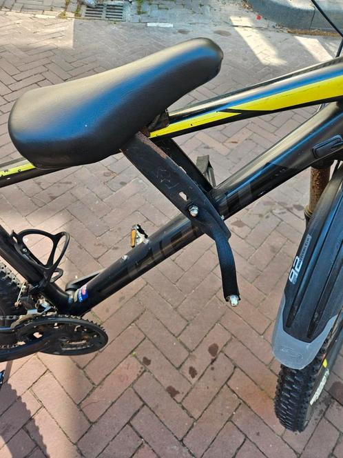 Kinderzitje voorop stang heren fiets, Fietsen en Brommers, Fietsaccessoires | Fietsstoeltjes, Gebruikt, Ophalen of Verzenden