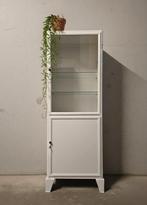 Vintage stalen apothekerskast dokterskast vitrinekast kast, Ophalen of Verzenden