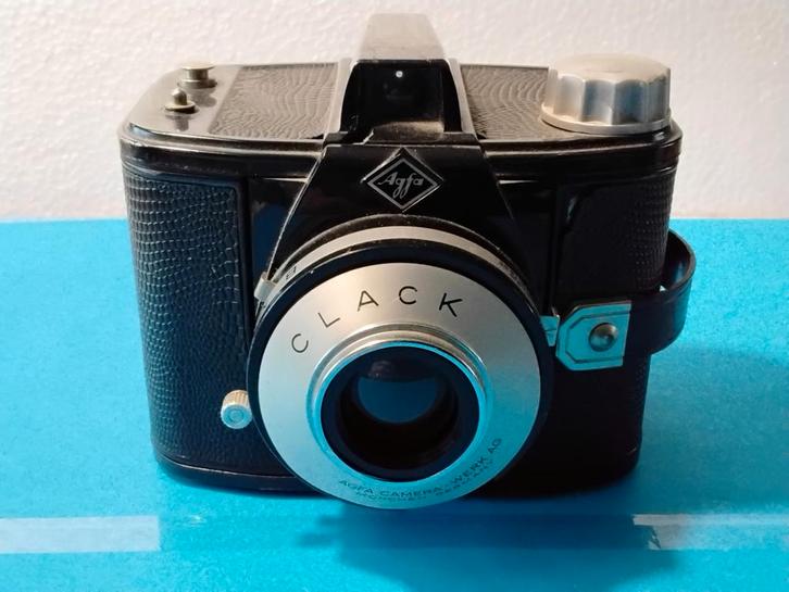 Vintage Agfa Clack Camera, Audio, Tv en Foto, Fotocamera's Analoog, Gebruikt, Compact, Ophalen of Verzenden