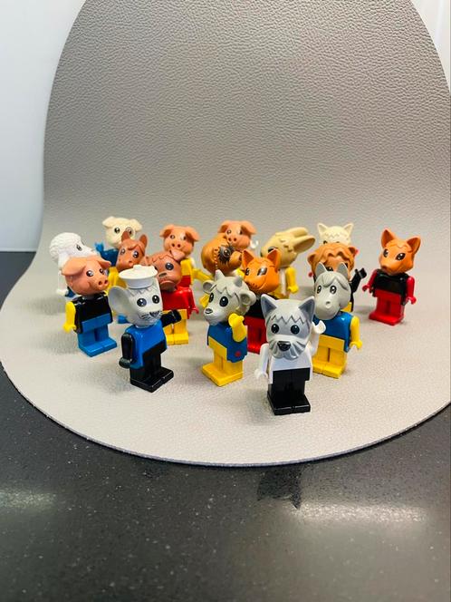 Lego Fabuland | Set met 17 Dieren, Kinderen en Baby's, Speelgoed | Duplo en Lego, Zo goed als nieuw, Lego, Losse stenen, Ophalen of Verzenden