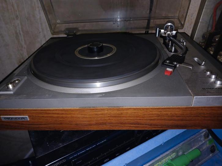 Pioneer platenspeler & Kenwood versterker met speakers, Audio, Tv en Foto, Platenspelers, Ophalen of Verzenden