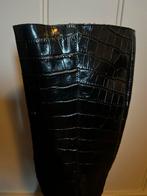 Notre V leren laarzen krokodillenleer - maat 38, Ophalen of Verzenden, Zo goed als nieuw, Zwart, Hoge laarzen