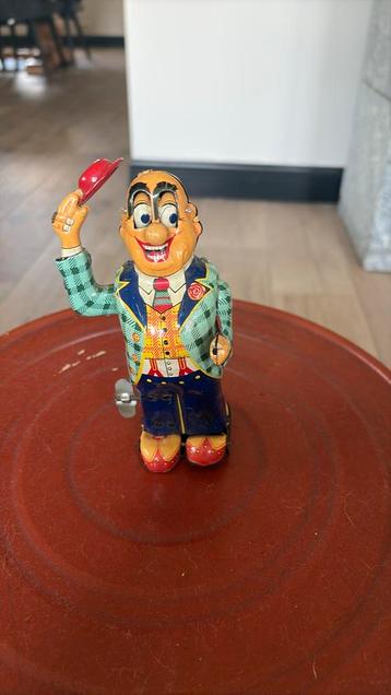 Te koop clown antiek speelgoed blik beschikbaar voor biedingen