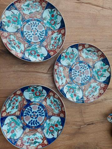 Imari Borden - Set van 3 beschikbaar voor biedingen