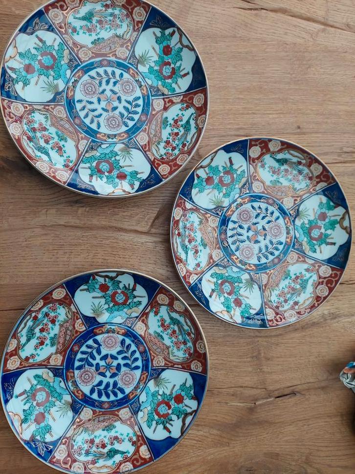 Imari Borden - Set van 3, Antiek en Kunst, Antiek | Schalen, Ophalen