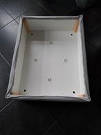 Gijze hocker/ salontafel, Huis en Inrichting, Tafels | Salontafels, Ophalen, 100 tot 150 cm, 50 tot 100 cm, Minder dan 50 cm