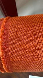 Vintage oranje meubelstof, Wol, 120 cm of meer, 200 cm of meer, Ophalen of Verzenden
