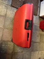 Vintage Carlton Koffer - Rood, Sieraden, Tassen en Uiterlijk, Koffers, Gebruikt, 50 tot 60 cm, Hard kunststof, Slot