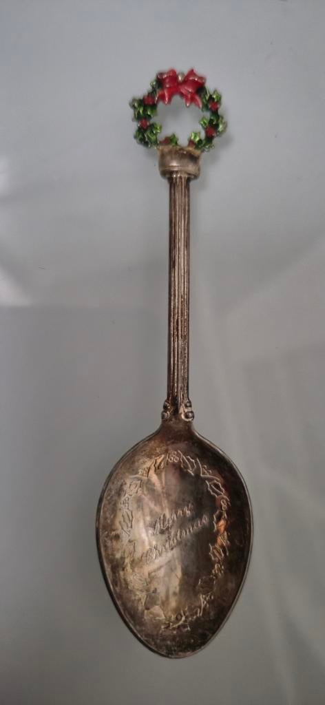 Theelepeltje Merry Christmas, Ophalen of Verzenden, Zilver