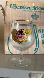 Heineken bokbierglazen, Ophalen of Verzenden, Gebruikt, Heineken