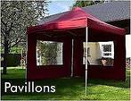 Topklasse 3x3m Marktstand / Easy-Up-Vouwpavillon Rood, Opvouwbaar, Partytent, Nieuw, Minder dan 5 meter
